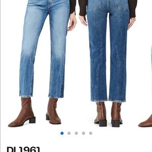 DL1961 Patti High Waist Ankle Straight Leg Jean